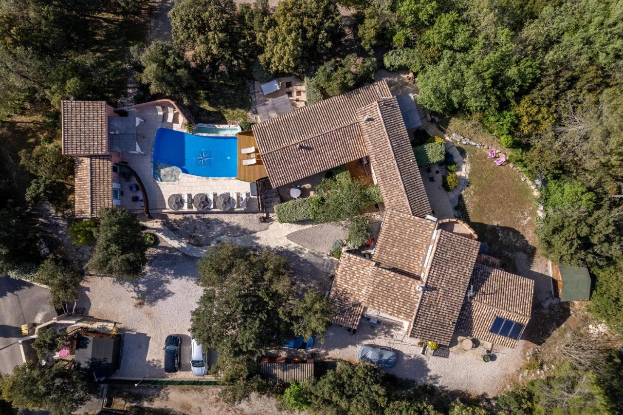 La Rose Des Vents & Spa - Gite Provence Néoules Esterno foto